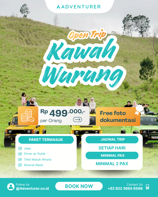 OPEN TRIP KAWAH WURUNG