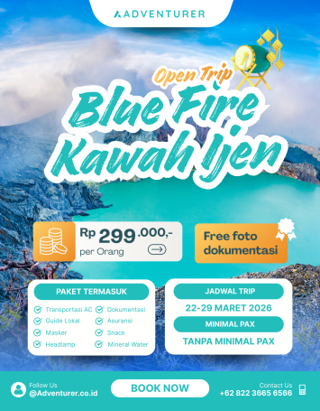 OPEN TRIP BLUE FIRE IJEN