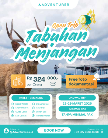 OPEN TRIP TABUHAN MENJANGAN